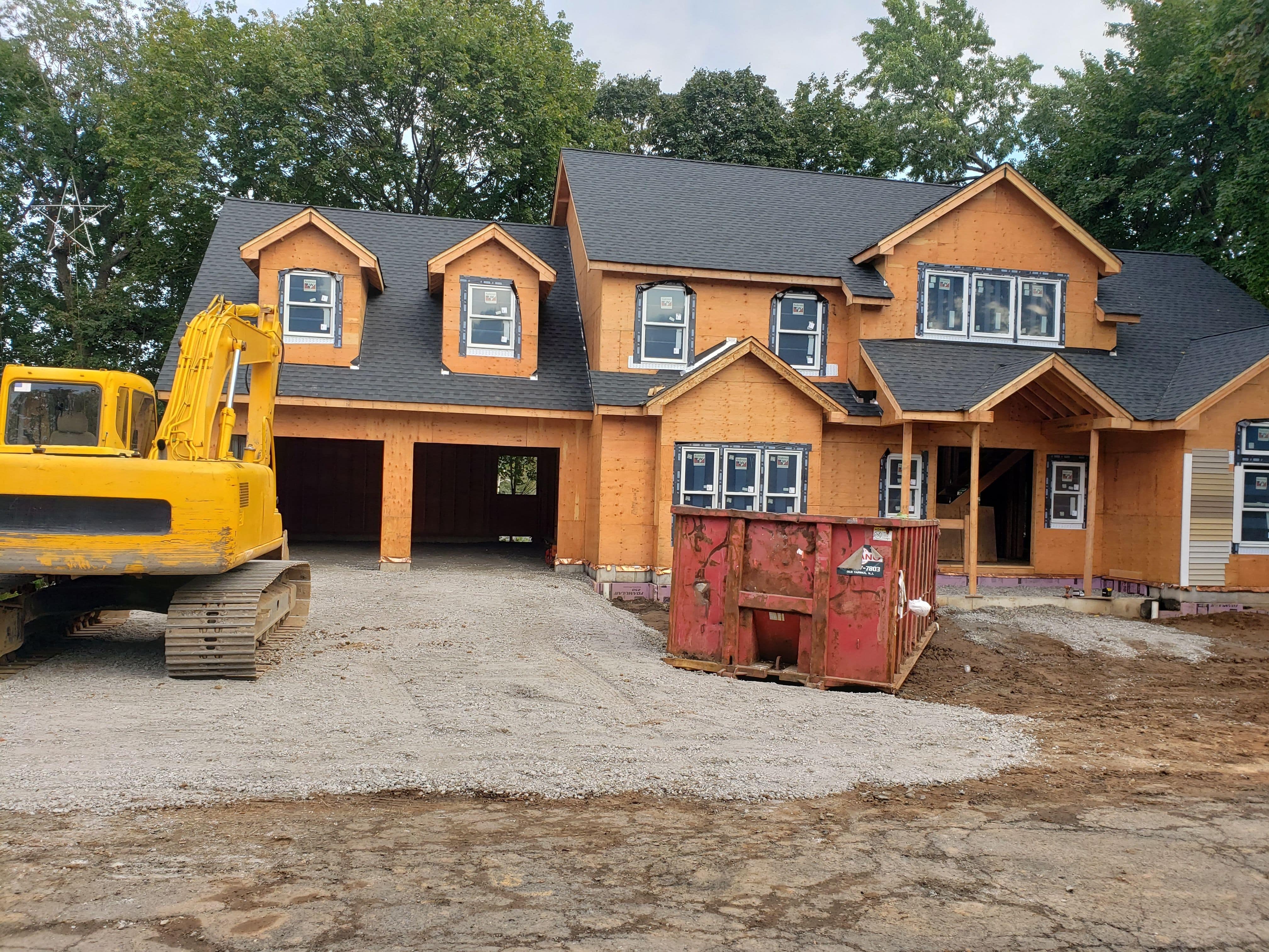 New Andersen double-hung windows installed